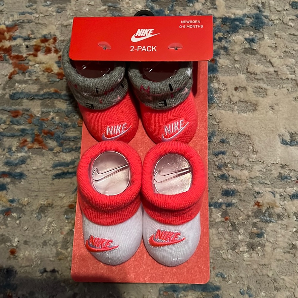 Nike 2 Pack Baby girl socks